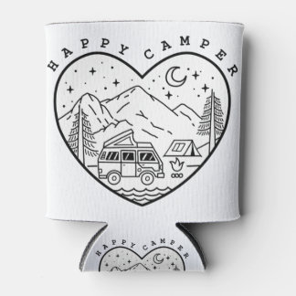 Happy Camper Doodle Blikjeskoeler