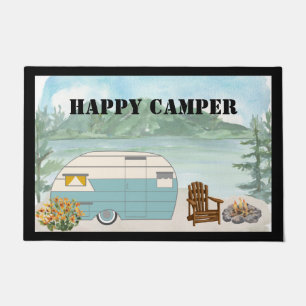 Happy Camper door Mat