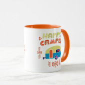 Happy Camper dual-side koffie-mok Mok (Voorkant rechts)