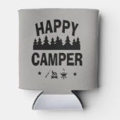Happy Camper Fun Camping Quote Blikjeskoeler (Voorkant)