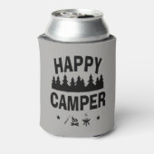 Happy Camper Fun Camping Quote Blikjeskoeler (Blikje Achterkant)