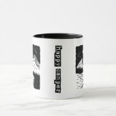 Happy Camper Funny Camping Cool Hiking Graphic Mok (Midden)