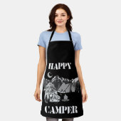 Happy Camper Funny Camping Schort (Gedragen)