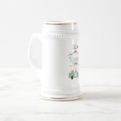 Happy Camper gepersonaliseerd Bierpul (Voorkant links)