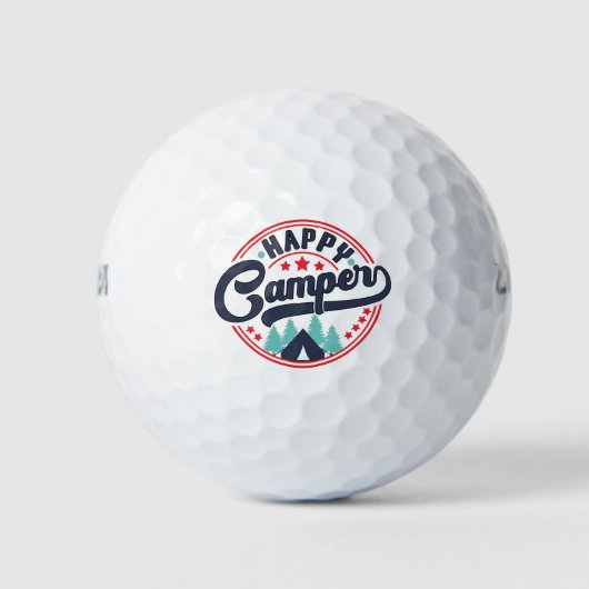 Happy Camper Golfballen (Voorkant)