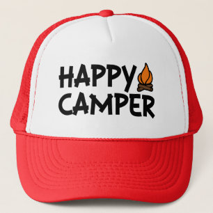 Happy Camper grappig kamperen pet