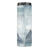 Happy Camper Grey Waterverf Landscape Camping Thermosbeker (Achterkant)