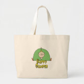 Happy Camper Guy Grote Tote Bag (Voorkant)