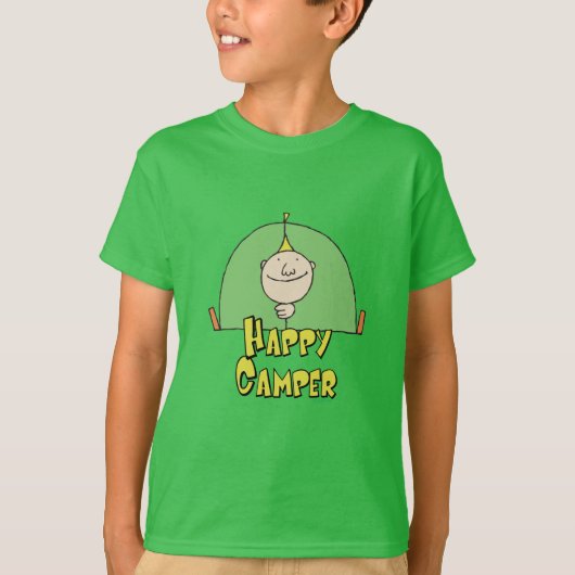 Happy Camper Guy T-shirt (Voorkant)