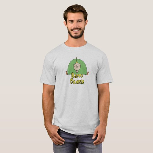Happy Camper Guy T-shirt (Voorkant volledig)