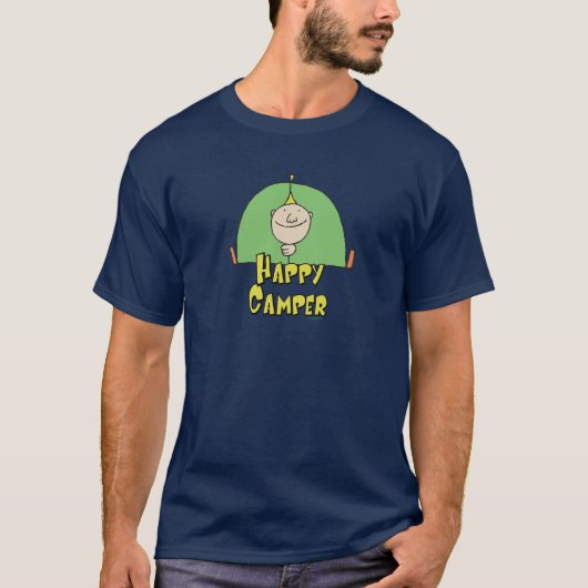 Happy Camper Guy T-shirt (Voorkant)