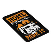 Happy Camper Home is waar je het parkeert Magneet (Rechterzijde)