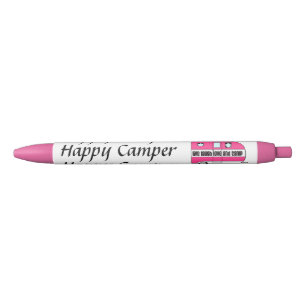 "Happy Camper"-inktpennen Zwarte Inkt Pen