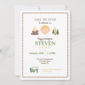 Happy Camper Invitation Kaart (Voorkant)