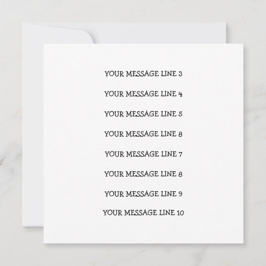 Happy Camper....! Kaart (Achterkant)