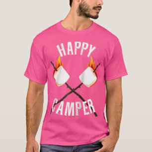 Happy Camper Kampvuur Marshmallow Smores Lover T-shirt