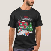 Happy Camper KerstkerstShirt Funny Camping Christm T-shirt (Voorkant)