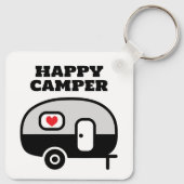 Happy Camper keychain for RV trailer home (Achterkant)