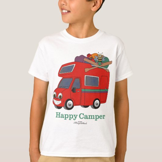 Happy Camper Kind T-Shirt (Voorkant)