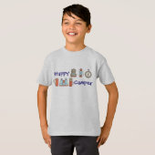 Happy Camper Kinder Shirt (Voorkant volledig)