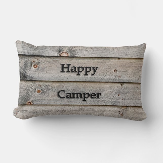 Happy Camper Kussen (Voorkant)
