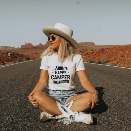Happy Camper Life is goed | Vrouwen T-Shirt