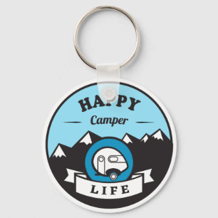 Happy Camper Life Sleutelhanger