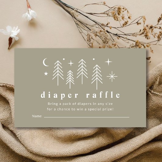 Happy Camper Luier Raffle Informatiekaartje