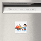 Happy Camper Magneet (Insitu (Vaatwasser))