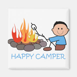 Happy Camper Magneet