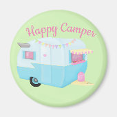 Happy Camper Magneet (Voorkant)
