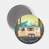 Happy Camper Magnet (Voorkant / Achterkant)