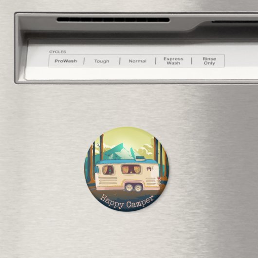 Happy Camper Magnet (Insitu (Vaatwasser))