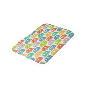 Happy Camper | Modern Camper Decor Brights Badmat (Gekanteld)