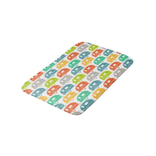 Happy Camper | Modern Camper Decor Brights Badmat (Gekanteld)