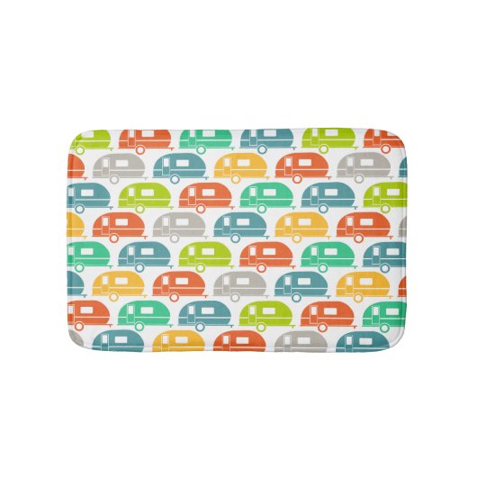 Happy Camper | Modern Camper Decor Brights Badmat (Voorkant)