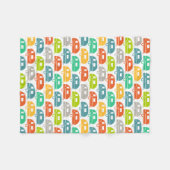 Happy Camper | Moderne Camper Blanket-rechten Fleece Deken (Voorkant (Horizontaal))