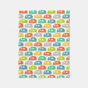 Happy Camper Moderne Camper Blanket-rechten Fleece Deken