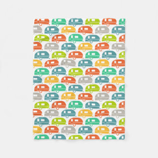 Happy Camper | Moderne Camper Blanket-rechten Fleece Deken