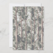 Happy Camper Mountain Forest Boy 1e Verjaardag Kaart (Achterkant)