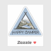 Happy Camper - Mountain River sticker (Vel)