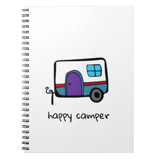 Happy Camper Notitieboek (Voorkant)