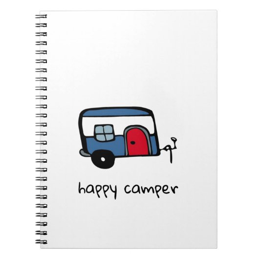 Happy Camper Notitieboek (Voorkant)