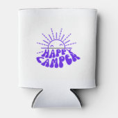 Happy Camper op een Blikjeskoeler (Voorkant)