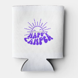 Happy Camper op een Blikjeskoeler