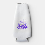 Happy Camper op een Flesjeskoeler (Voorkant)