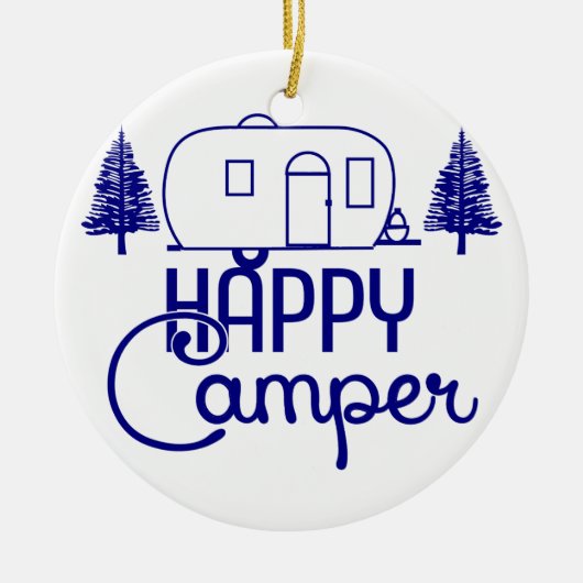 Happy Camper Ornamenten (Voorkant)