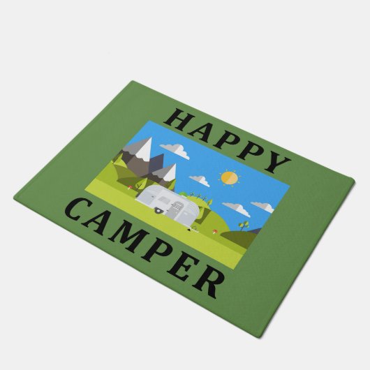 Happy Camper Outdoor Deurmat (Schuin)