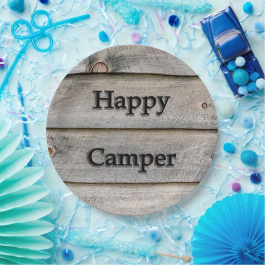 Happy Camper Papieren Bordje (Feest)
