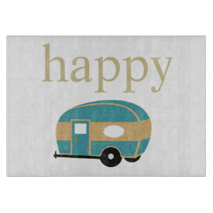 Happy Camper Personality Cutting Board Snijplank